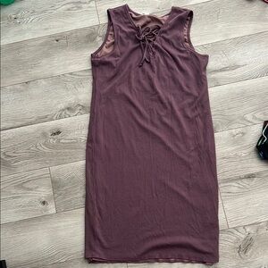 Pink blush large maternity dress. Comfortable and stylish. Purple color